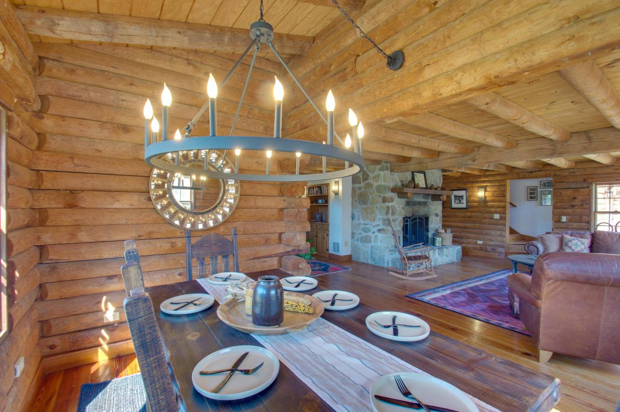 Cozy Log Cabin Getaway With Fire Pit And 3 Acres! Ruckersville Exterior photo
