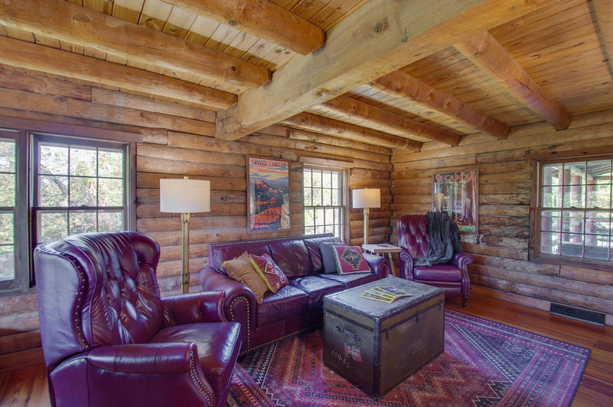 Cozy Log Cabin Getaway With Fire Pit And 3 Acres! Ruckersville Exterior photo